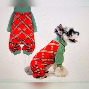 NWT BEAUTY ZOO VELOUR SOFT CHRISTMAS HOLIDAY OUTFIT SIZE MEDIUM